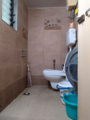Bathroom in 2 BHK Apartment at Ashiana CHS, Kharghar Sector 21 – for Rent