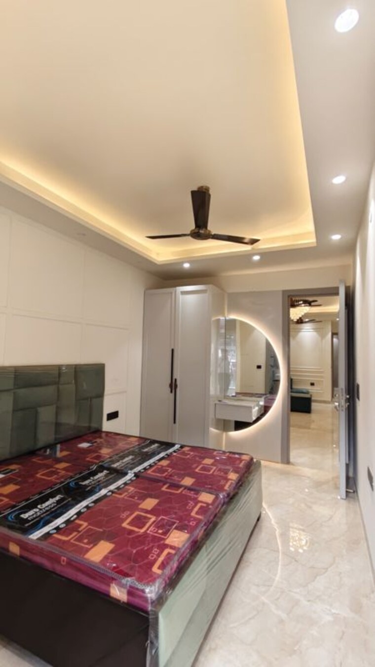 Bedroom, maya-homes 3 Bedroom 1800 Sq.Ft. Builder Floor In Indrapuram Ghaziabad 10557309