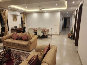 Living Room in 4 BHK Apartment at Sector 6 Dwarka – for Rent