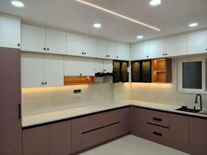 Kitchen in 3 BHK Apartment at Praneeth Pranav Solitaire, Bachupally – for Rent