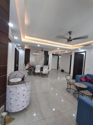 Living Room in 3 BHK Apartment at Sector 18a Dwarka – for Rent