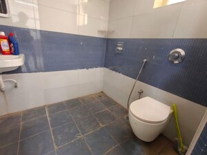 Bathroom in 3 BHK Apartment at Merlion Galaxia, Bachupally – for Rent