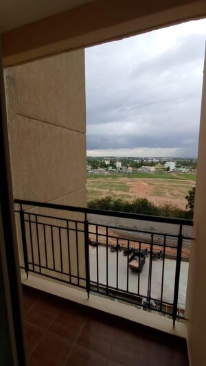 Balcony in 2.5 BHK Apartment at Shriram Codename Yuva, Budigere – for Rent