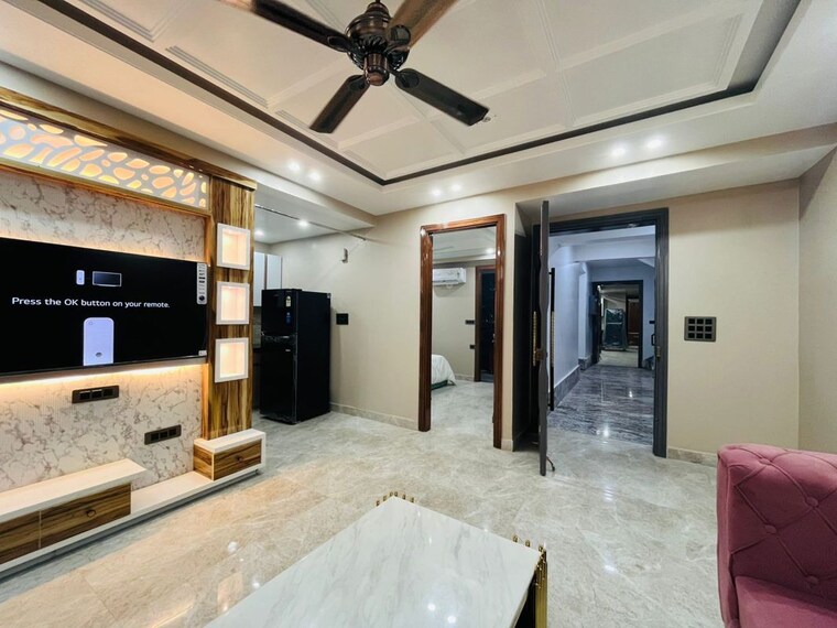 Living Room, vasant kunj 3 Bedroom 1400 Sq.Ft. Builder Floor In Vasant Kunj Delhi 10557358