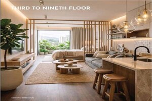 Living Room in Studio Apartment at Sanganer – for Sale