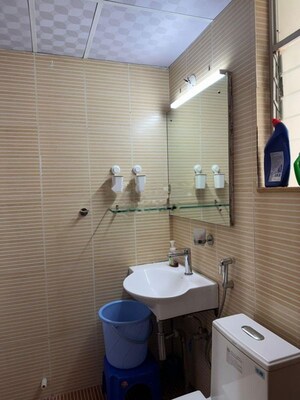 Bathroom in 2.5 BHK Apartment at Megapolis Sangria Towers, Hinjewadi – for Rent