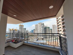Balcony in 3 BHK Apartment at ASBL Spectra, Financial District – for Rent