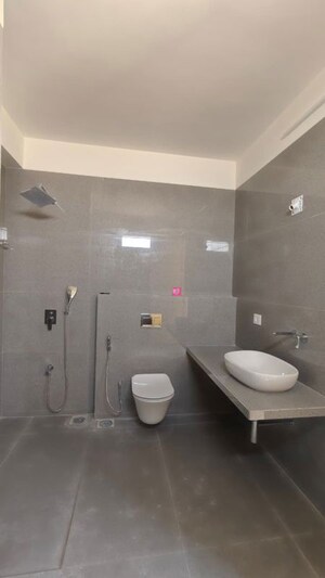 Bathroom in 3 BHK Apartment at Elite Neptune, Chharodi Village – for Rent