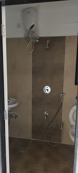 Bathroom in 1 BHK Apartment at Chandak Nishchay Wing B, Borivali East – for Rent