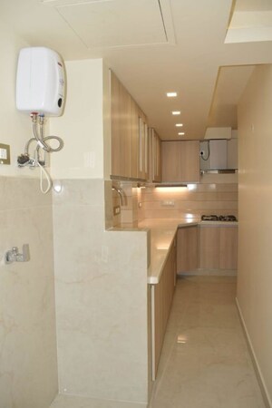 Kitchen in 3 BHK Builder Floor at Malviya Nagar – for Rent