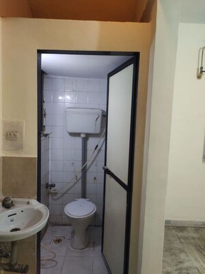 Bathroom in 1 RK Apartment at The Kamal Sagar CHS, Bhandup East – for Rent