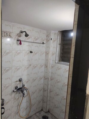 Bathroom in 1 RK Apartment at The Kamal Sagar CHS, Bhandup East – for Rent