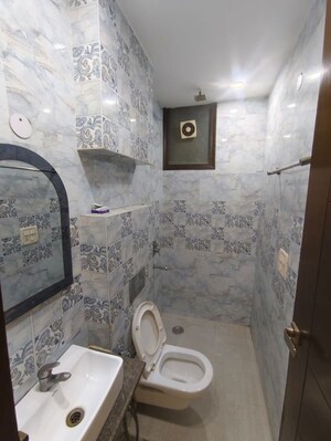 Bathroom in 3 BHK Builder Floor at Malviya Nagar – for Rent