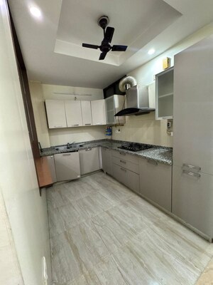 Kitchen in 3 BHK Builder Floor at Malviya Nagar – for Rent