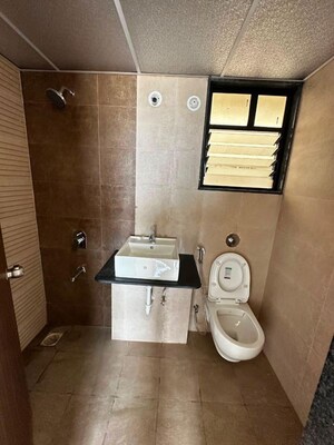Bathroom in 3 BHK Apartment at Kohinoor Sportsville, Hinjewadi – for Rent