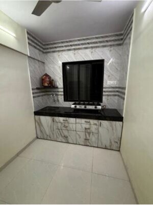 Kitchen in 2 BHK Apartment at Samarth Complex Goregaon , Goregaon West – for Rent