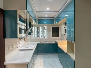 Kitchen in 3 BHK Apartment at L&T Raintree Boulevard, Hebbal – for Rent