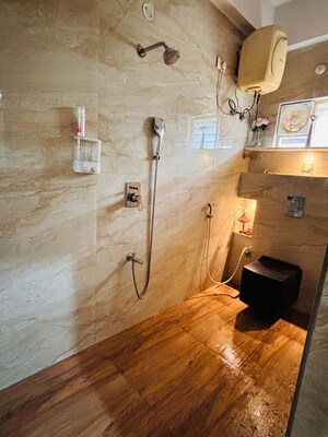 Bathroom in 2.5 BHK Apartment at Janachaitanya Colony – for Rent