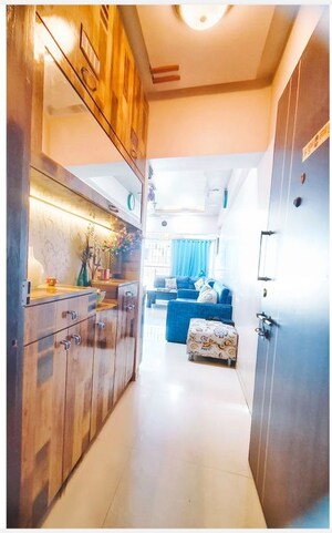 Kitchen in 1 BHK Apartment at Atlantic Jewels, Kavesar – for Rent
