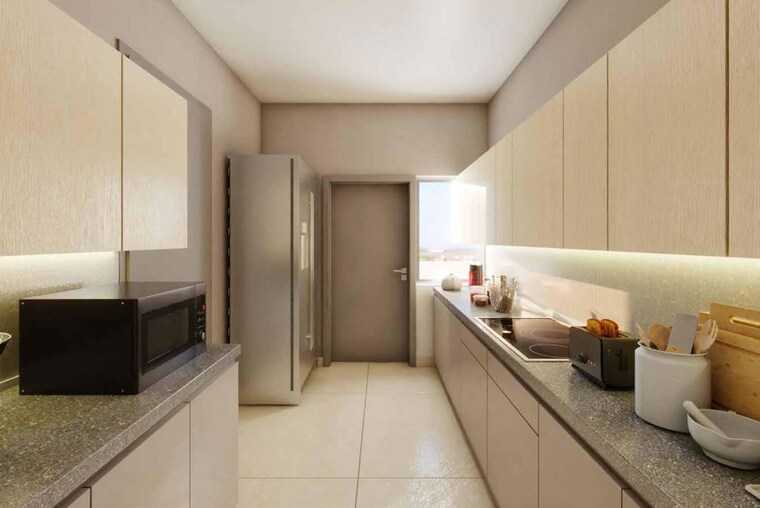 Kitchen, bhartiya-garden-enclave-nikoo-homes-8 4 Bedroom 2506 Sq.Ft. Apartment In Bellahalli Bangalore 10557642