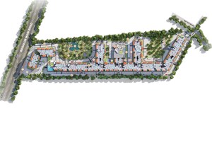 Master Plan in 4 BHK Apartment at Bhartiya Garden Enclave Nikoo Homes 8, Bellahalli – for Sale