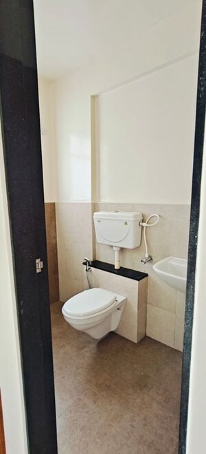 Bathroom in 1 BHK Apartment at Nyati Defence Enclave, Undri – for Rent