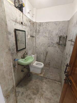 Bathroom in 2 BHK Builder Floor at Malviya Nagar – for Rent