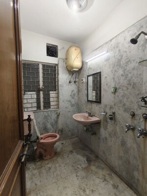 Bathroom in 2 BHK Builder Floor at Malviya Nagar – for Rent