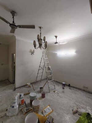 Bathroom in 2 BHK Builder Floor at Malviya Nagar – for Rent