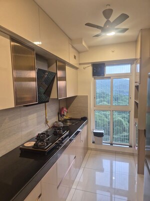 Kitchen in 3.5 BHK Apartment at VR Bhoomi Acres H wing, Waghbil – for Rent