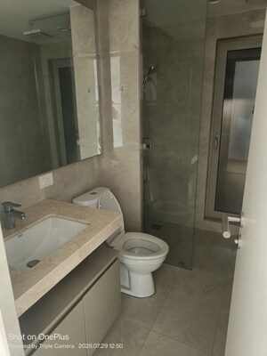 Bathroom in 3 BHK Apartment at Hiranandani Estate, Ghodbunder Road – for Rent