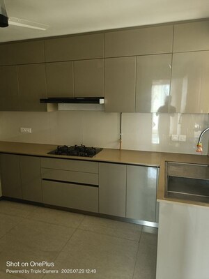 Kitchen in 3 BHK Apartment at Hiranandani Estate, Ghodbunder Road – for Rent