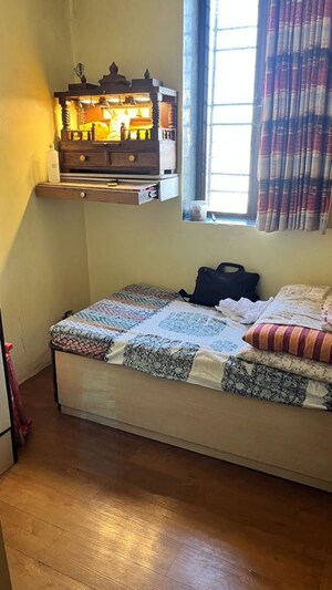 Bedroom in 1.5 BHK Apartment at Nilanjana CHS, Malad West – for Rent