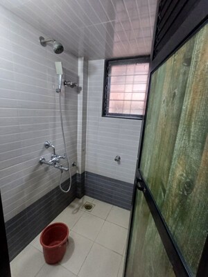 Bathroom in 1 BHK Apartment at Runwal Nagar CHS, Runwal Nagar – for Rent