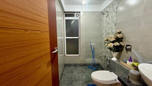 Bathroom in 4 BHK Apartment at Paradise Lifespaces Sai World City, New Panvel – for Rent
