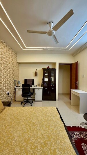 Living Room in 4 BHK Apartment at Paradise Lifespaces Sai World City, New Panvel – for Rent