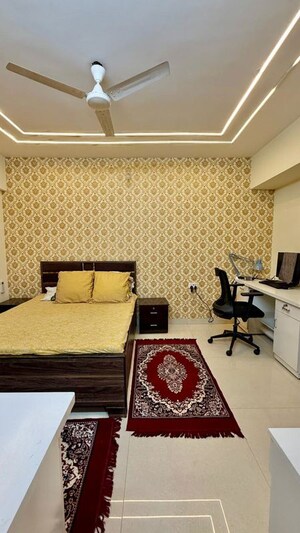 Bedroom in 4 BHK Apartment at Paradise Lifespaces Sai World City, New Panvel – for Rent