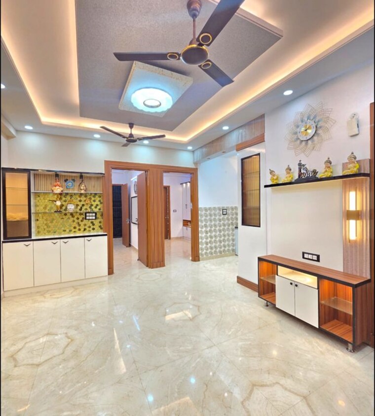 Living Room, t-homes-phase-1 4 Bedroom 1950 Sq.Ft. Apartment In Siddharth Vihar Ghaziabad 10557832