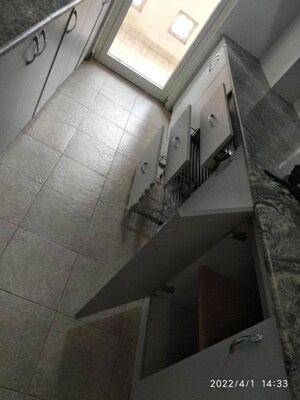 Kitchen in 3 BHK Apartment at DLF Westend Heights New Town, Akshayanagar – for Rent