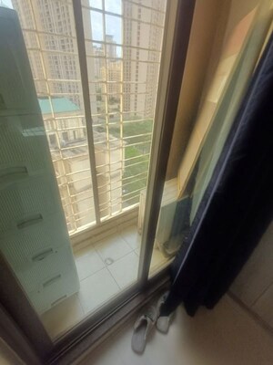 Balcony in 3 BHK Apartment at Kalpataru Immensa, Kolshet Road – for Rent