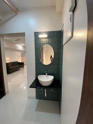 Bathroom in 2 BHK Apartment at Badhekar Arunali, Kothrud – for Rent