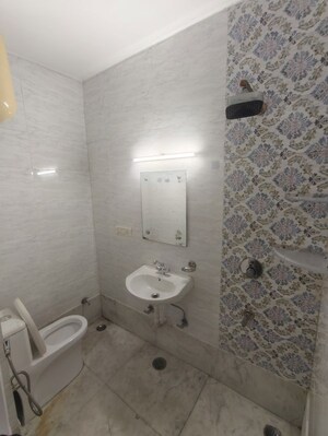 Bathroom in 2 BHK Builder Floor at Malviya Nagar – for Rent