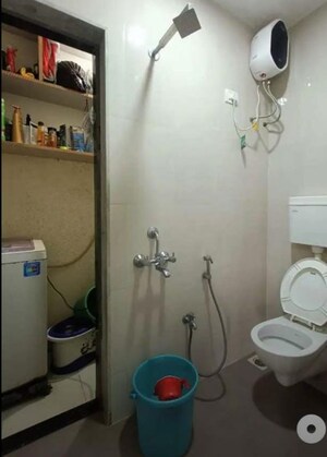 Bathroom in 2 BHK Apartment at Puranik Tokyo Bay Phase 2A, Kasarvadavali – for Rent