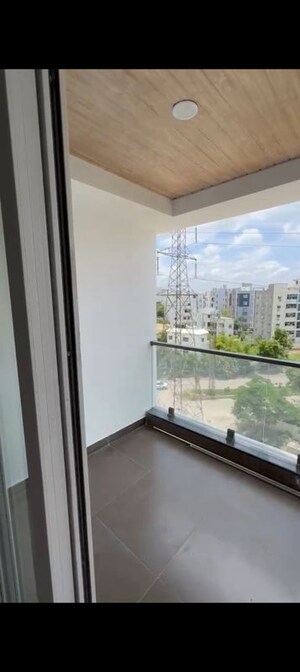 Balcony in 3 BHK Apartment at Praneeth Pranav Jaitra, Miyapur – for Rent