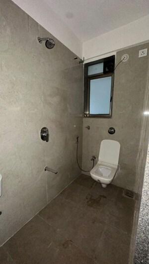 Bathroom in 3 BHK Apartment at Adani Ten BKC, Bandra East – for Rent