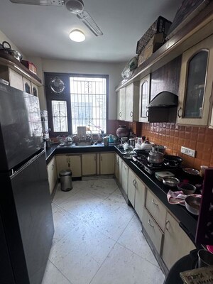 Kitchen in 3 BHK Builder Floor at Uppal Southend, Sector 49 – for Rent