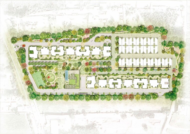Master Plan, bhartiya-garden-enclave-nikoo-homes-8 3 Bedroom 1730 Sq.Ft. Apartment In Bellahalli Bangalore 10557293
