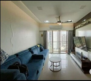 Living Room in 2 BHK Apartment at Metropolis Rivera, Kasarvadavali – for Rent