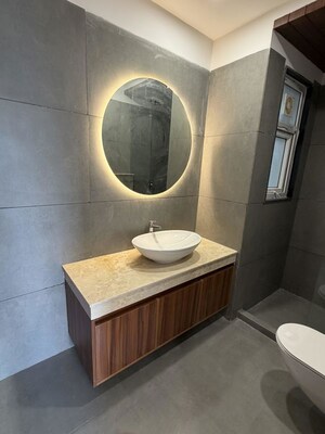 Bathroom in 4 BHK Builder Floor at Palam Vihar Residents Association, Palam Vihar – for Rent
