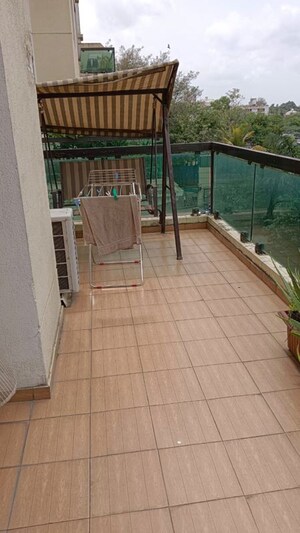 Balcony in 2 BHK Apartment at Sheth Konark Splendour, Wadgaon Sheri – for Rent